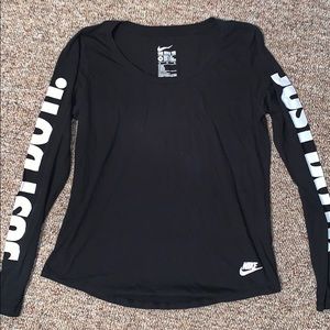 Nike athletic cut tee
